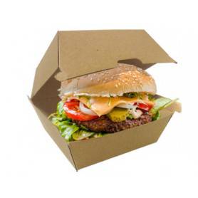 Boîte Burger - Papier Kraft - Vente à  emporter et Snack
