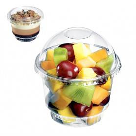 Grande verrine en plastique, gamme bodega 17 cl, pour dessert mousse au  chocolat, arts de la table jetables.