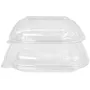 Boîte salade Crudipack cristal transparente - Saladier pour entrées et salades  à emporter-1078