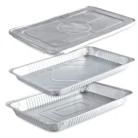 Plat gastronome aluminium - couvercle