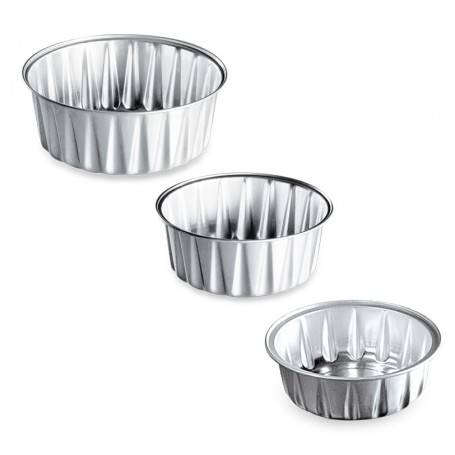 Ramequin aluminium rond - Ramequin rond jetable aluminium - Ramequin cuisine rond