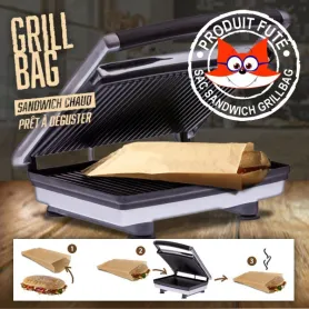 Sac sandwich spécial panini papier cuisson