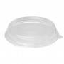 Couvercle  plastique recyclé 100% rPET pour bol bagasse 600 ml