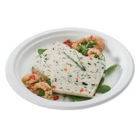 Assiettes en fibre de canne