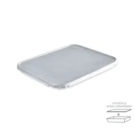 Plat gastronome aluminium - couvercle