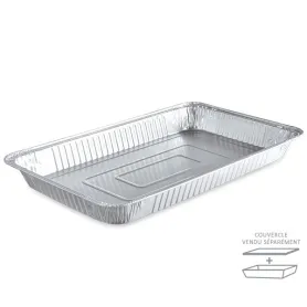 Plat gastronome aluminium - couvercle