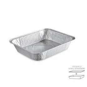 Plat gastronome aluminium - couvercle