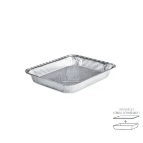 Plat gastronome aluminium - couvercle
