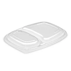 Barquette noire cookipack 2 compartiments + couvercle