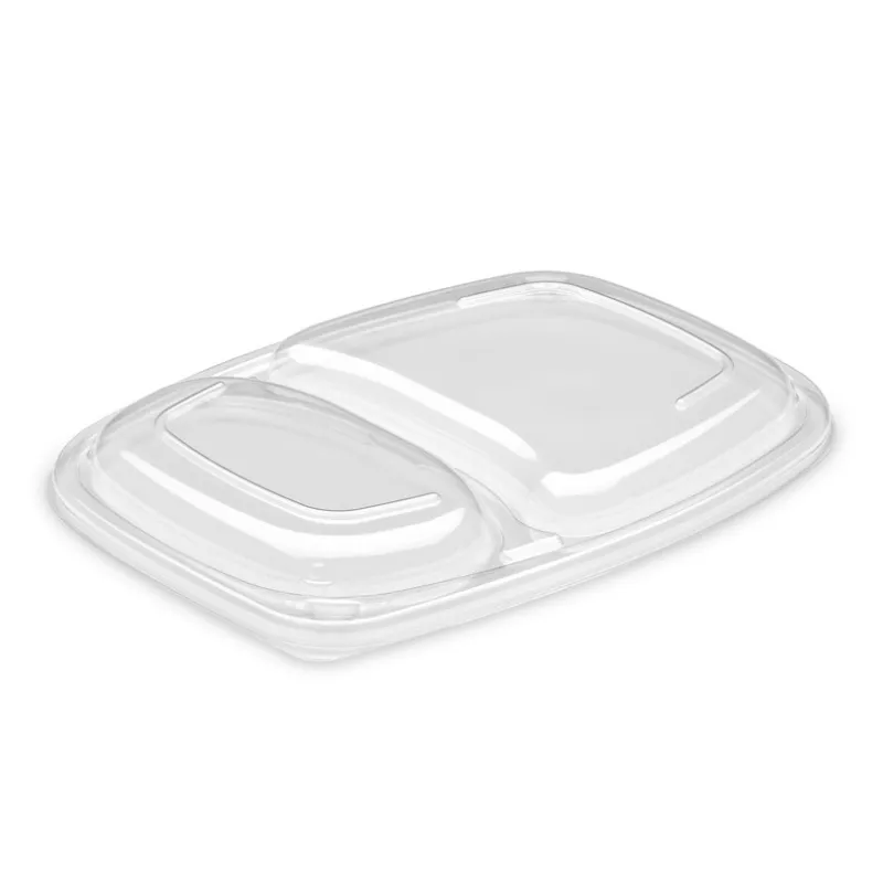 Barquette noire cookipack 2 compartiments + couvercle