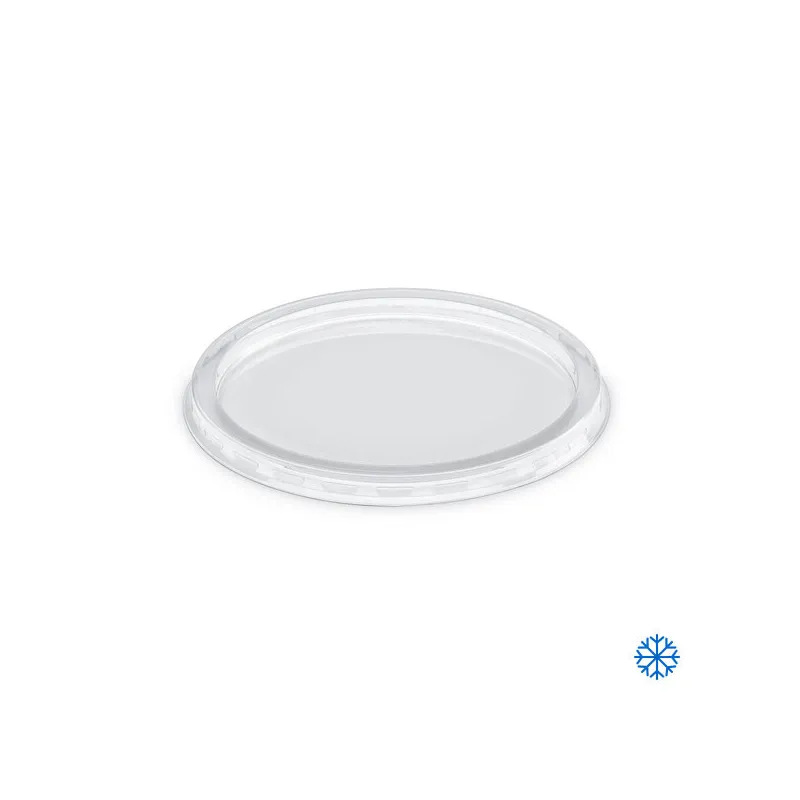 Pot rond transparent ou translucide