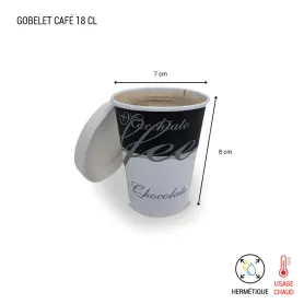 Gobelet carton café