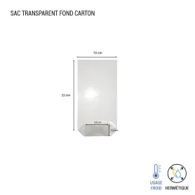 Sac polypro avec fond carton