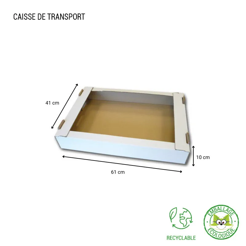 Caisse blanche de transport  pour traiteur