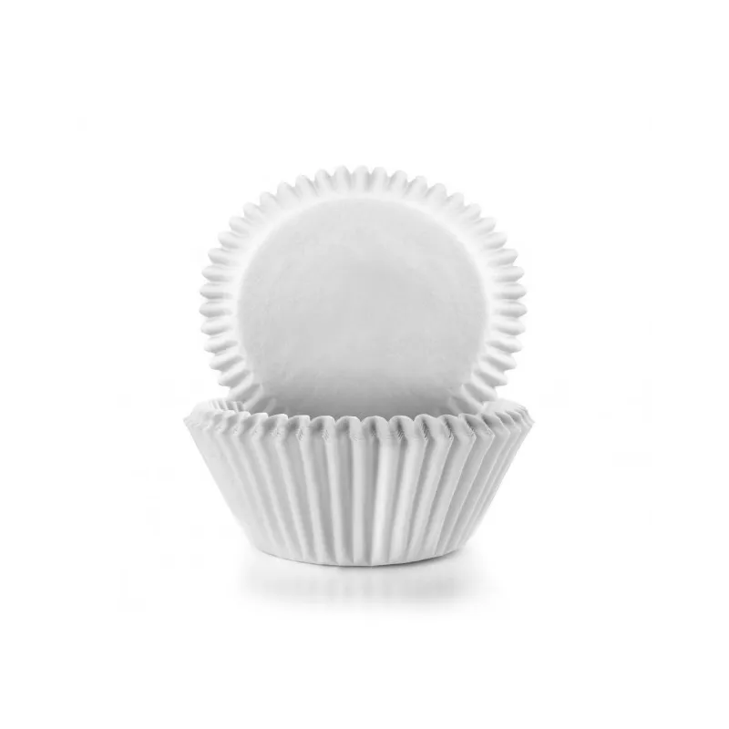 Caissette plissée blanche