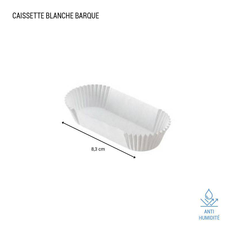 Caissette Blanche Grand Format - EmballageFuté.com