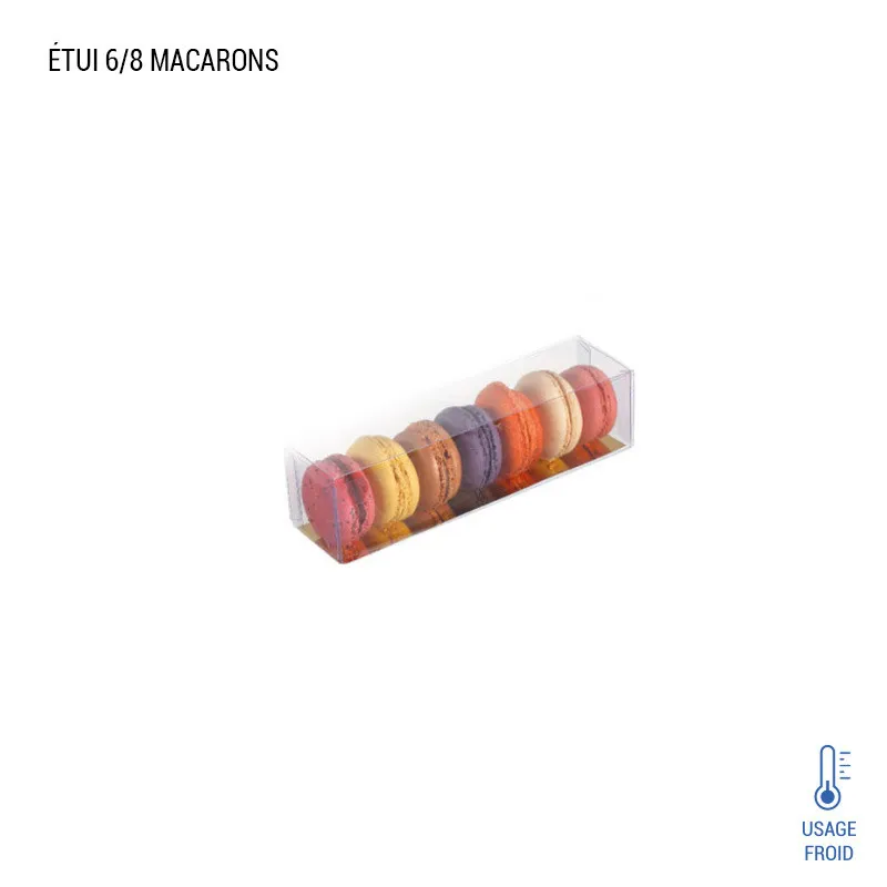 Etui transparent macaron
