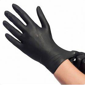 Gant nitrile noir non poudré