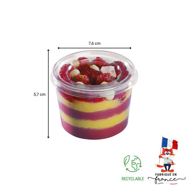 Verrine Bodega avec couvercle - EmballageFuté.com