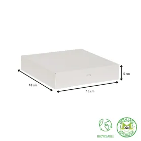 Boîte pâtissière blanche