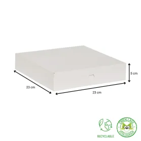 Boîte pâtissière blanche