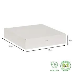 Boîte pâtissière blanche