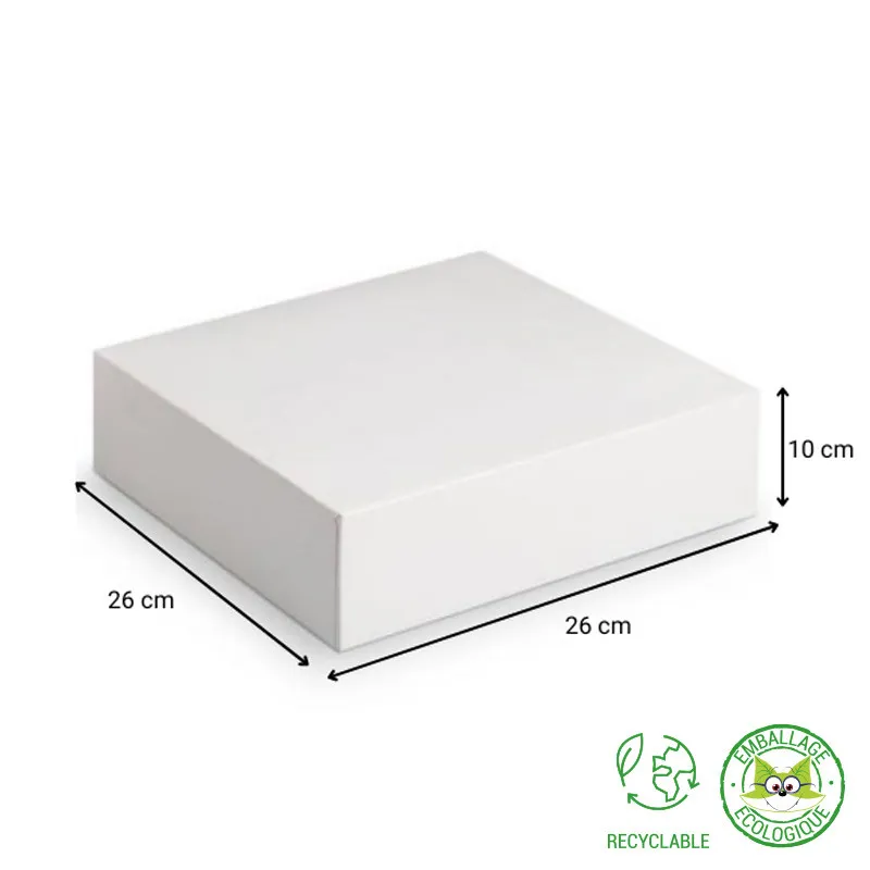 Boîte pâtissière blanche