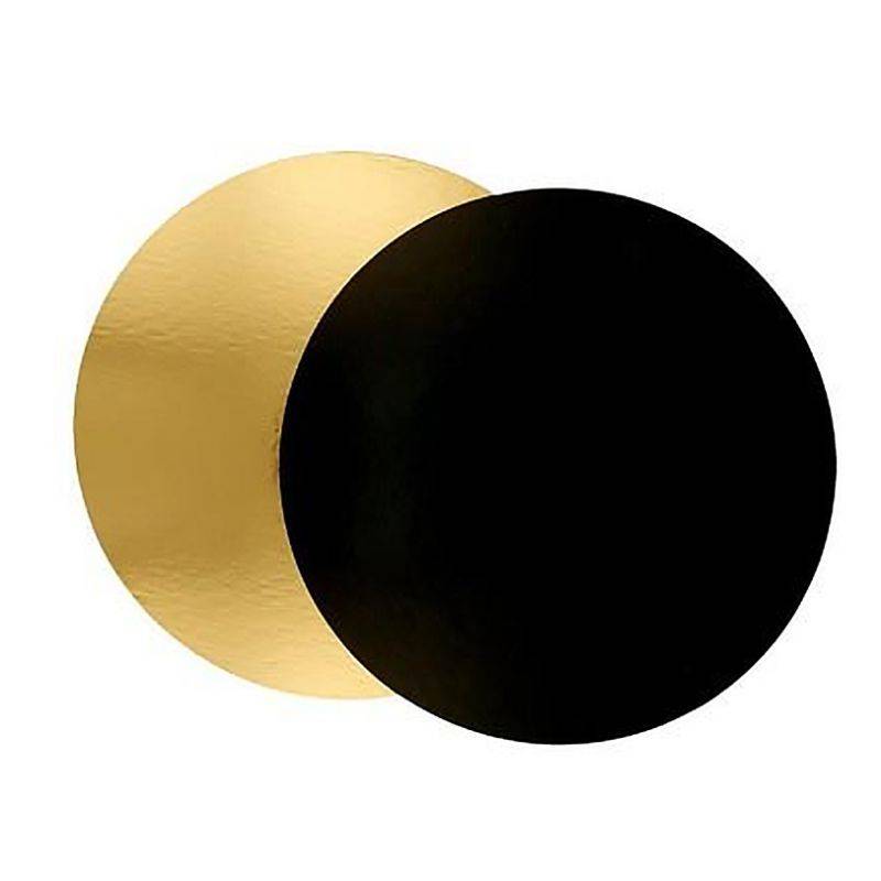 Rond Or/noir épais 1050 gr/m2 - Pâtisserie - EmballageFuté.com