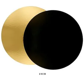 Rond épais or/noir 1050g