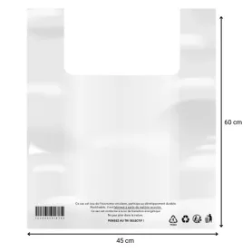 Sac bretelle gaine transparente 50µ