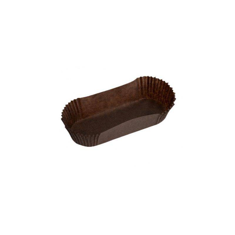 Caissette plissée brune Cupcake Benders pour Pâtissiers et