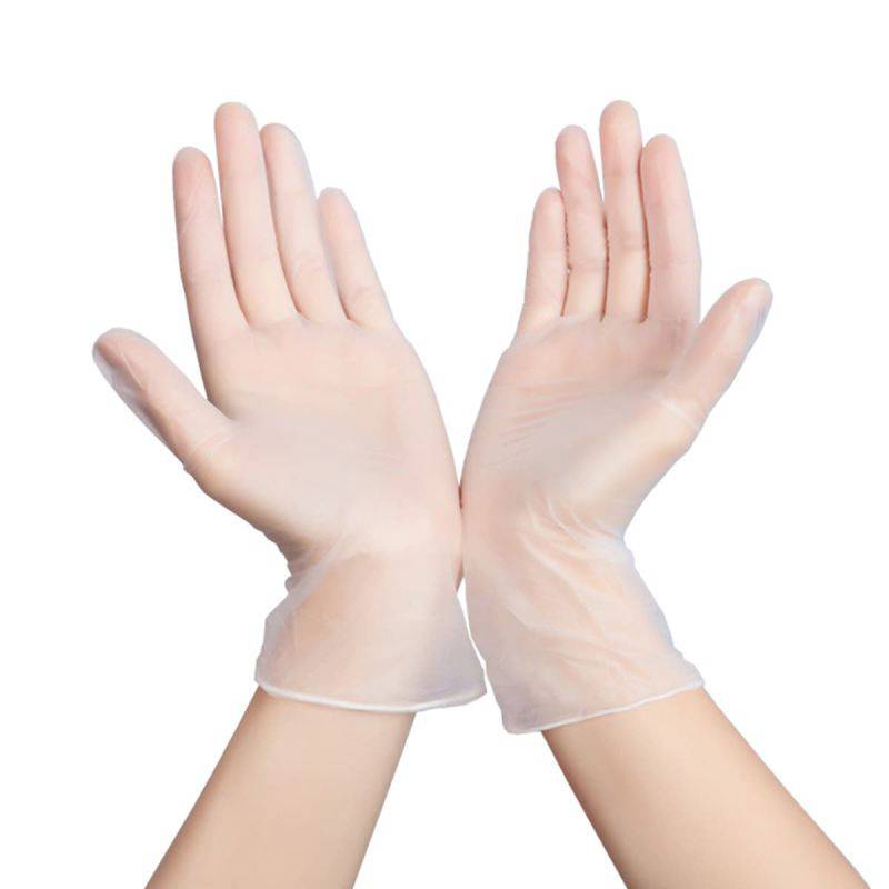 Gant jetable en plastique transparent, boîte de gants à usage unique pour  respect des normes d'hygiène.