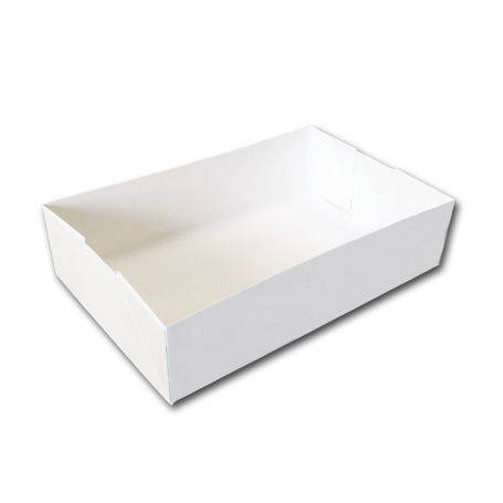 Caissette blanche sans couvercle