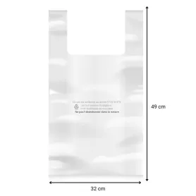 Sac bretelle gaine transparente 50µ