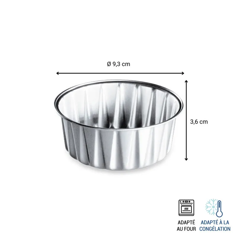 Ramequin rond aluminum