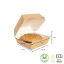 Boîte hamburger - coque sandwich Kraft-2232