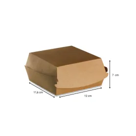 Boîte hamburger et sandwich kraft