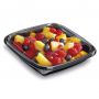 Boîte salade Crudipack noire ou cristal + couvercle transparent