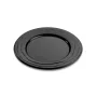 Assiette réutilisable noire - Assiette lavable noire - Vaisselle micro-ondables - Assiette écologique et recyclable-2395