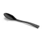 Grande cuillère réutilisable noire-2404