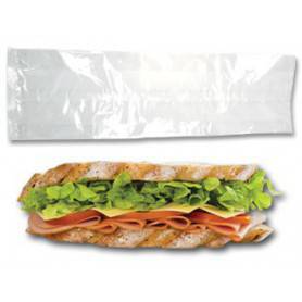 Sac Sandwich polypro transparent - emballage snack