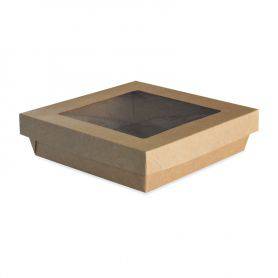 Emballage en carton kraft avec fenêtre pour emballage 90x50x130mm