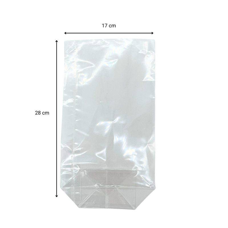 SACHET CONFISERIE POLYPRO PLAT 280X450 MM TRANSPARENT 38 MICRONS