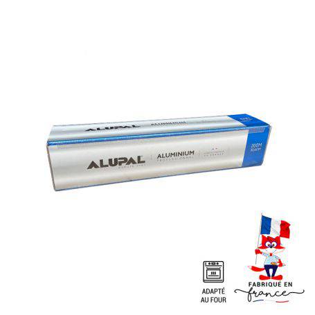 Rouleau aluminium en distributeur 