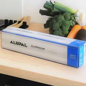 Rouleau aluminium en distributeur