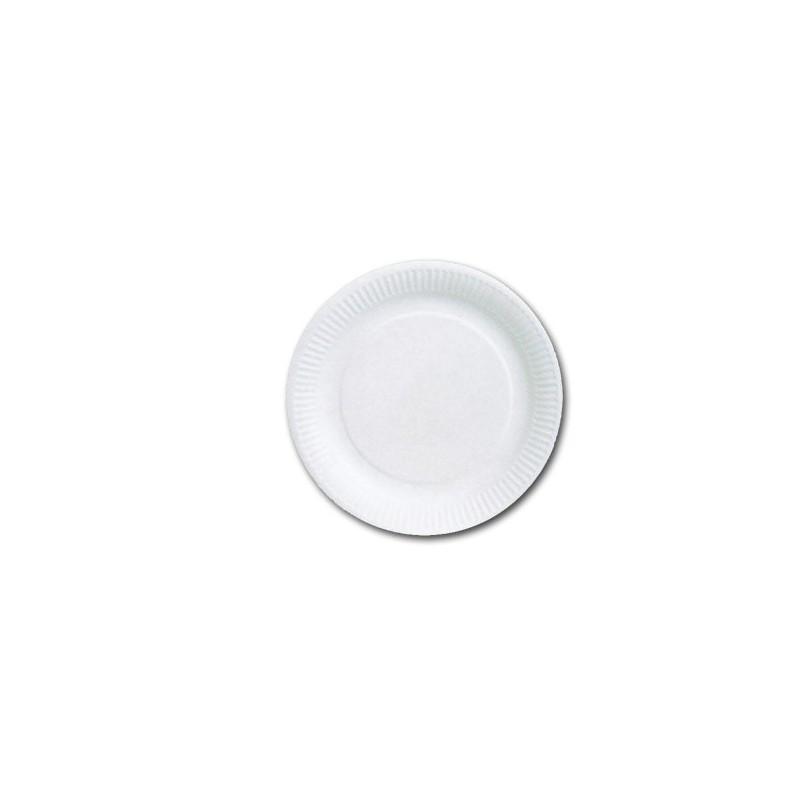 ASSIETTE CARTON 14 CM ALF P/100 COLIS DE 100 DIM. cm 14 DESIGNATION Assiette  ronde carton blanc