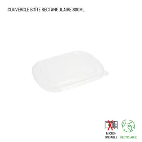 Barquette rectangulaire micro-ondable kraft brun