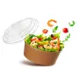 Boîte salade ronde kraft brun-2781