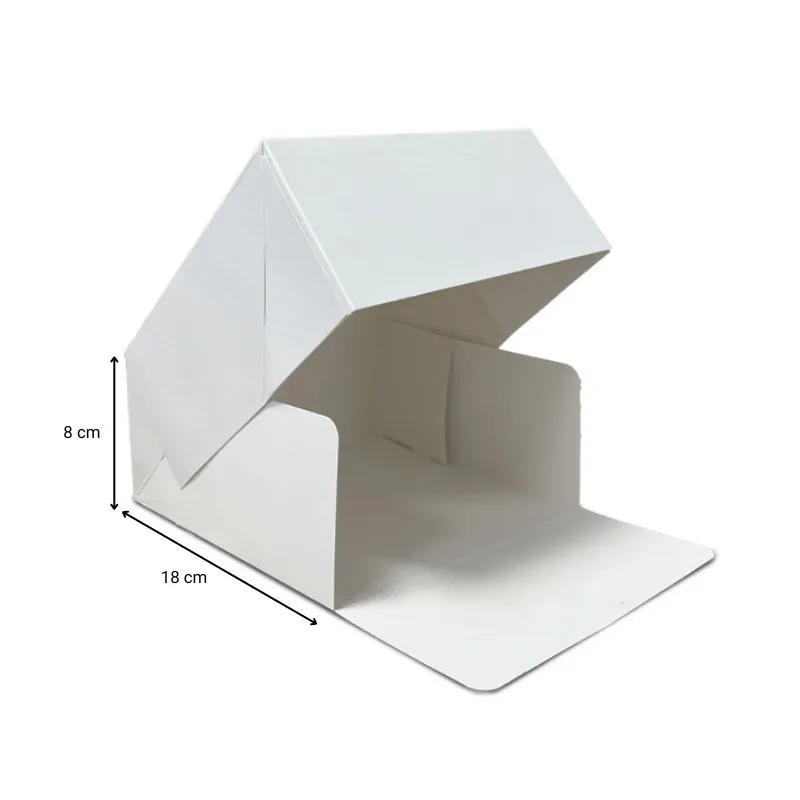 Boîte pâtissière blanche