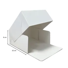 Boîte pâtissière blanche